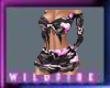 Tie Me Closer Pink Black