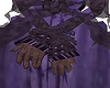 Q FRILLY GLOVES PURPLE