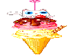 Kat on ice cream