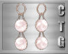 CTG BLUSH ROSE EARRINGS