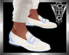 CTG IVORY/BLUE LOAFERS