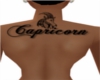 Capricorn back tattoo