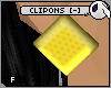 ~DC) ClipOns F [yellow]
