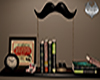 mustache shelf