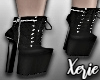 Black Chained Goth Boots