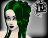 Dark green Chloe hair