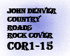 country roads- rock cov