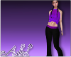 A. purple Yoga pants