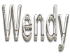 Wendy name Sticker