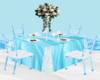 Blue/White Guest Table