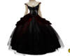 Red Black Goth Gown