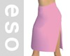 Pink Slit Skirt