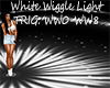 White Wiggle Dj Light