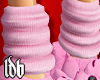 XMAS Pink Slouch Socks