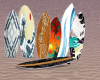 surf boards with pose