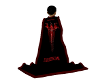 black w/ red trim cloak