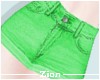 Asian Shorts Green