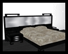 Black and Silver Bed
