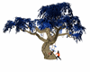 albero blu