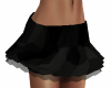 Black Camo Mini Skirt