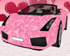 pink hearts sportscar
