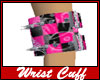 Pink Punk spiked cuff L