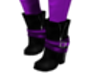 Black & Purple Boots
