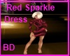 [BD] Red Sparkle Dress