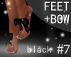 Black Bow Only*Feet