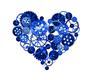 Blue Mechanical Heart