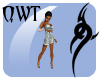 QWT SassLace ~BlueFloral