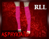 [A] RLL pink leg warmers
