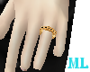 ML L.R.T.H.E Gold Ring
