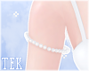 [T] Pearl armlets White