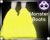 Yellow monster boots