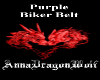 Purple Biker Belt