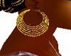 Gold cercles earrings
