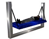 blue portable bed