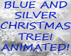 Blue Silver Xmas Tree