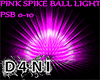 PINK SPIKE BALL LIGHT