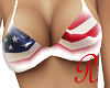 "RD" Bikini Top 4th Flag