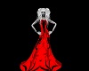 Widow Red Black Dress
