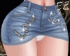 EZ- LLXL BlueJeans Skirt