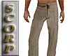 SCORP Brown Linen Pants