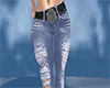 blue jeans with belt
