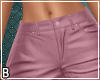 Pink Leather Pant