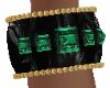 Emerald & Gold Bracers