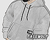 。gray hoodie