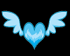 Blue Winged Heart