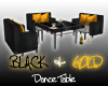 Black&Gold Dance Table